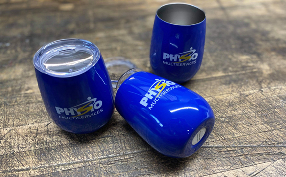 Promotional item, Physio Multiservices cups